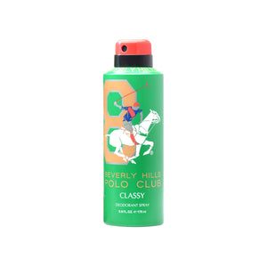 Beverly Hills Polo Club Classy Deodorant TRIO PACK for Men No.8
(175ml x 3)