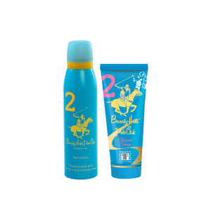 Beverly Hills Polo Club Gift Set No.2 (Women's)
Body Mist 150ml  + Shower Cream  150ml