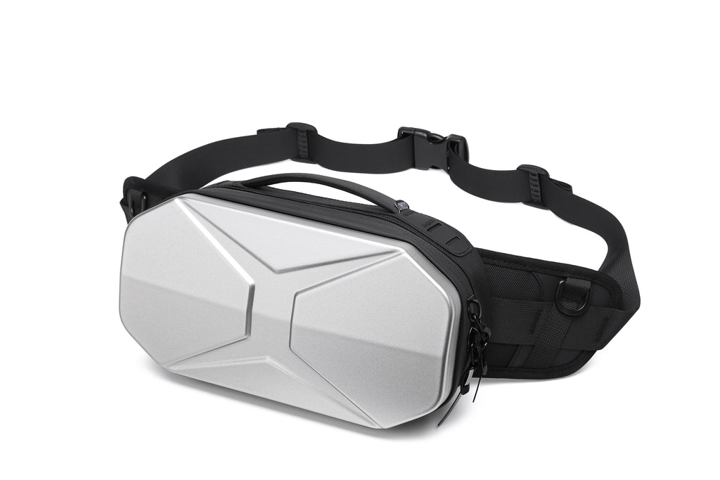 Ozuko 9500 Range Silver Color Soft Case Waist Bag
