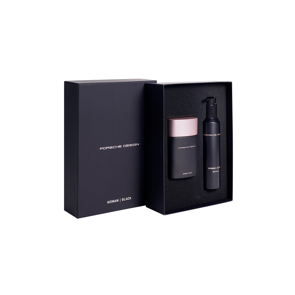 Porsche Woman Black Set (Eau de Parfum 100ml + Body Milk 200ml)