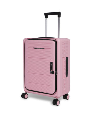 Baomi Folding Trolley Rose Pink Hard Trolley