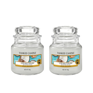 Yankee Candle Classic  Jar Coconut Splash Scented Candles - Pack of 2
