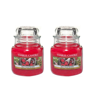 Yankee Candle Classic  Jar Red Raspberry Scented Candles - Pack of 2
