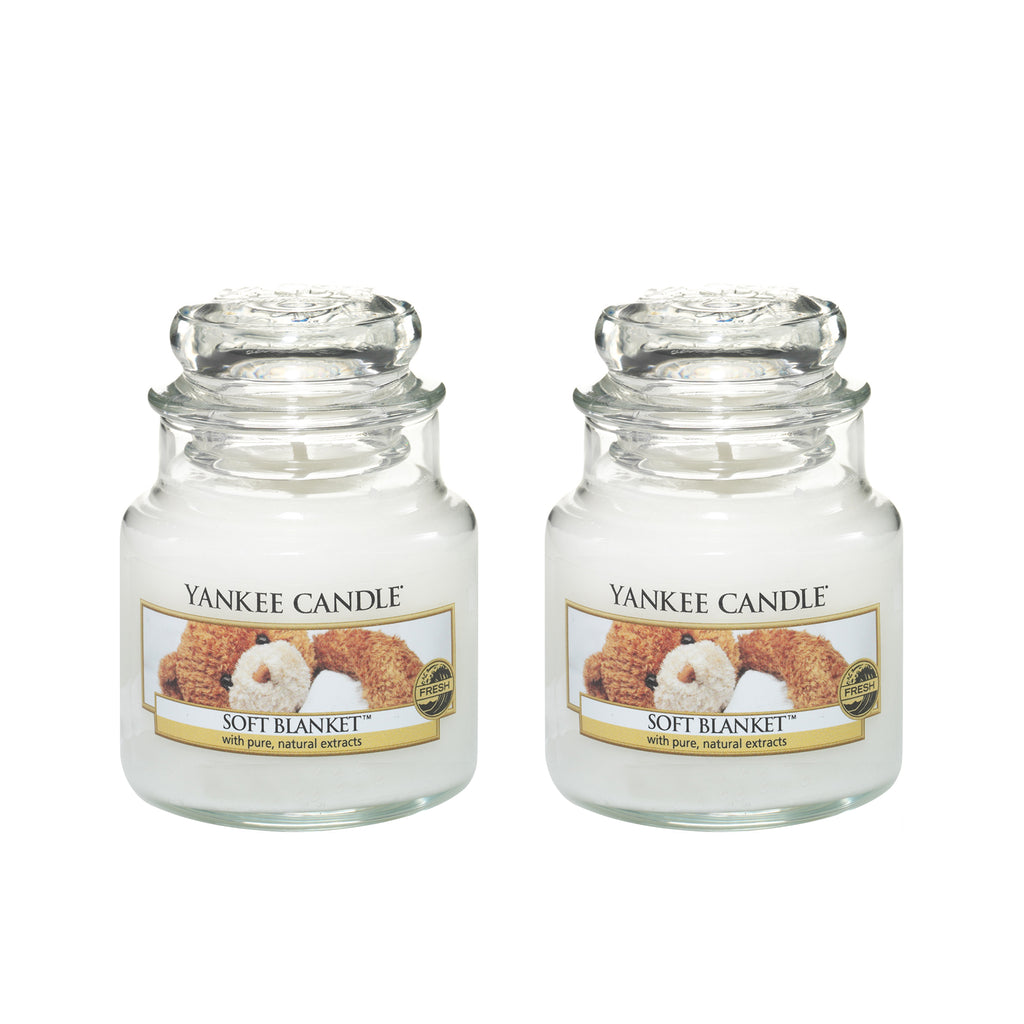 Yankee Candle Classic  Jar Soft Blanket Scented Candles - Pack of 2