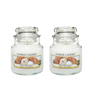 Yankee Candle Classic  Jar Soft Blanket Scented Candles - Pack of 2