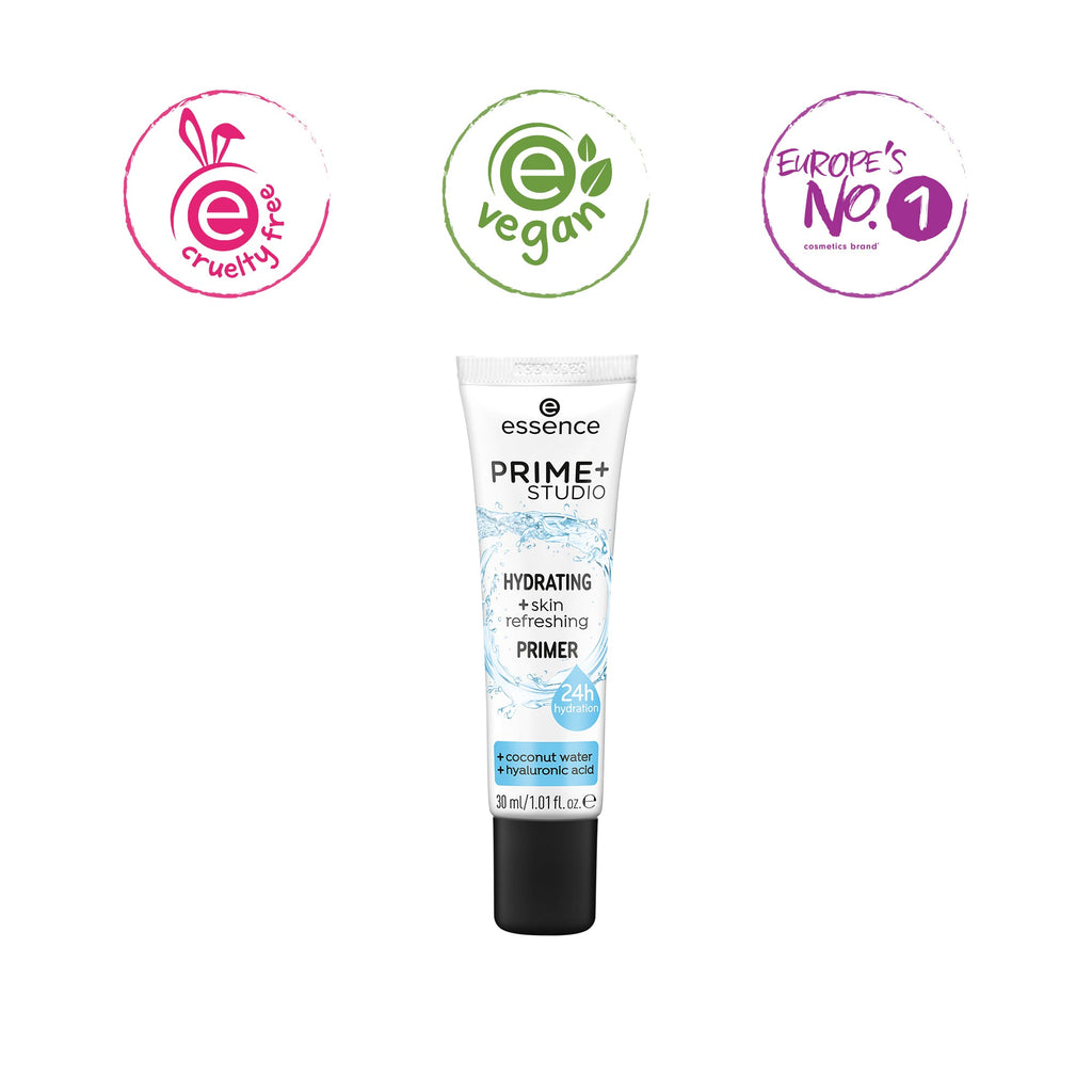 essence PRIME+ STUDIO HYDRATING +skin refreshing PRIMER