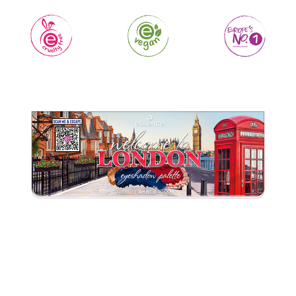 essence Welcome to London eyeshadow palette
