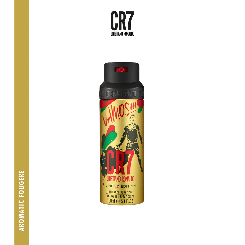 Cristiano Ronaldo CR7 Vamos Body Spray 150ml (Long-Lasting)
