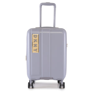 Dkny City Block Range Silver Color 20" Hard Cabin Size Trolley