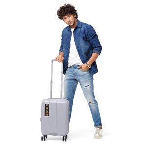 Dkny City Block Range Silver Color 20" Hard Cabin Size Trolley