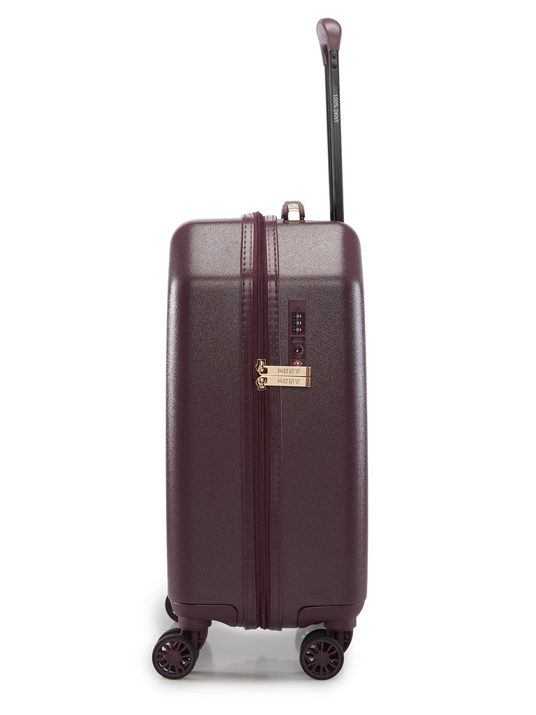 DKNY ALLORE Aubergine Color ABS/PC FILM Material Hard Trolley