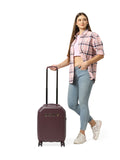 DKNY ALLORE Aubergine Color ABS/PC FILM Material Hard Trolley