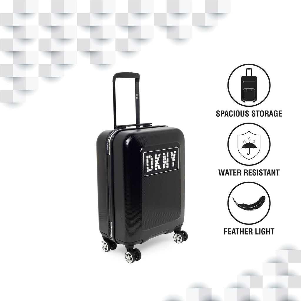 DKNY UNLIMITED Range Black Color Hard Luggage