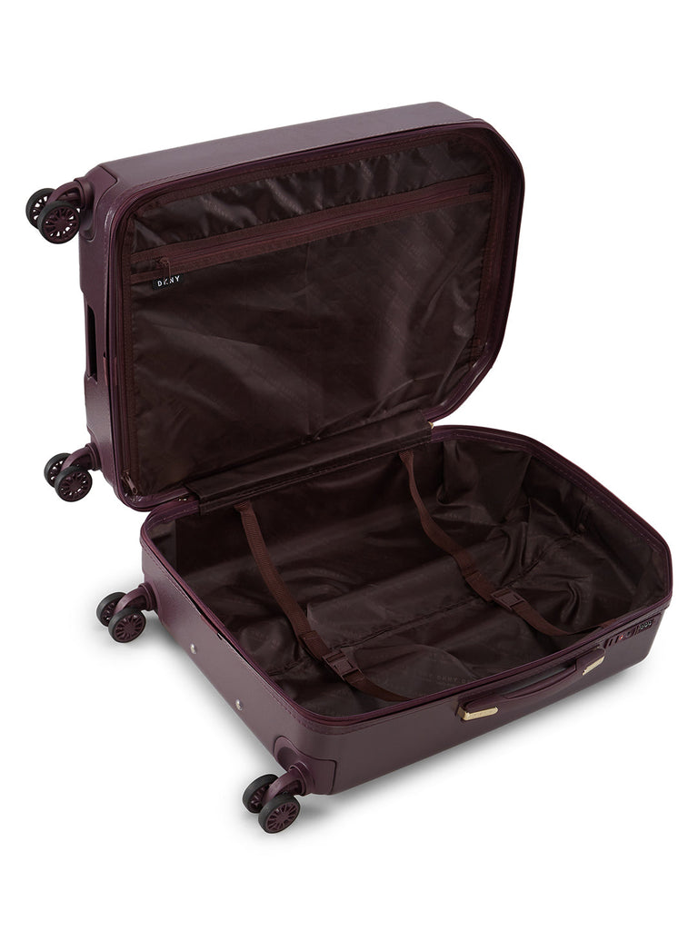 DKNY ALLORE Aubergine Color ABS/PC FILM Material Hard Trolley