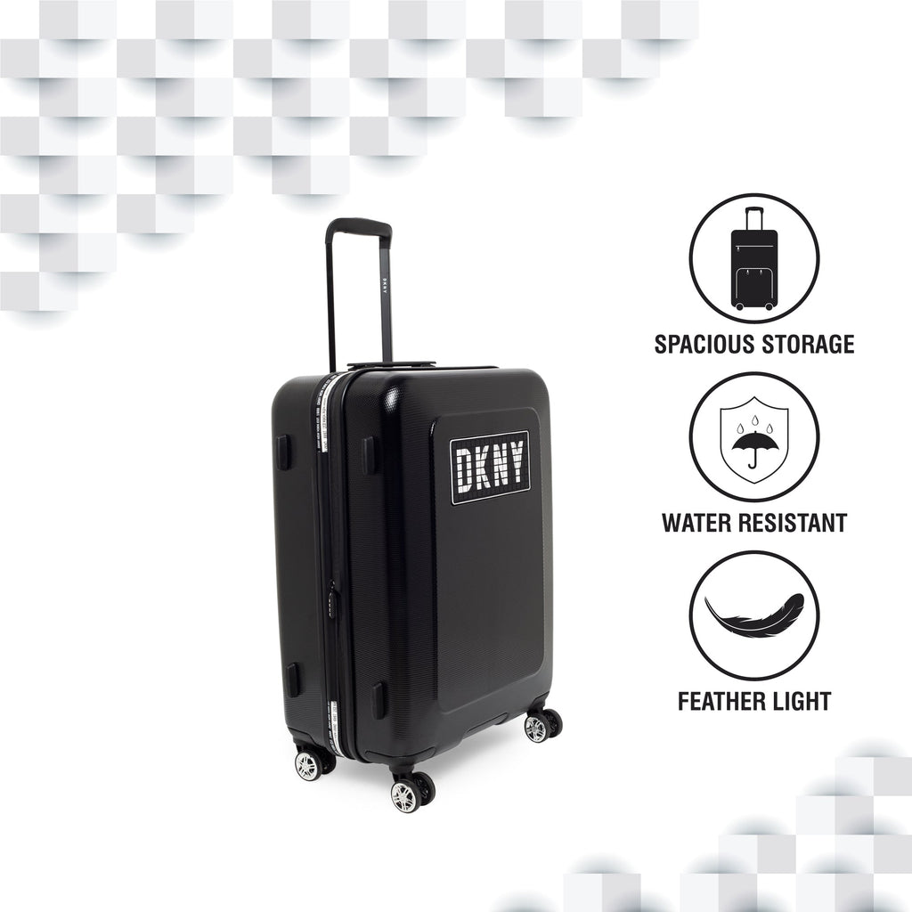 DKNY UNLIMITED Range Black Color Hard Luggage