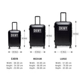DKNY UNLIMITED Range Black Color Hard Luggage