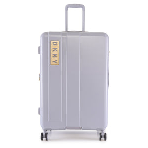 Dkny City Block Range Silver Color 28" Hard Large Size Trolley
