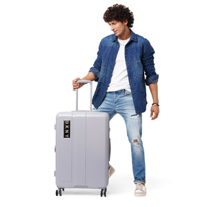 Dkny City Block Range Silver Color 28" Hard Large Size Trolley