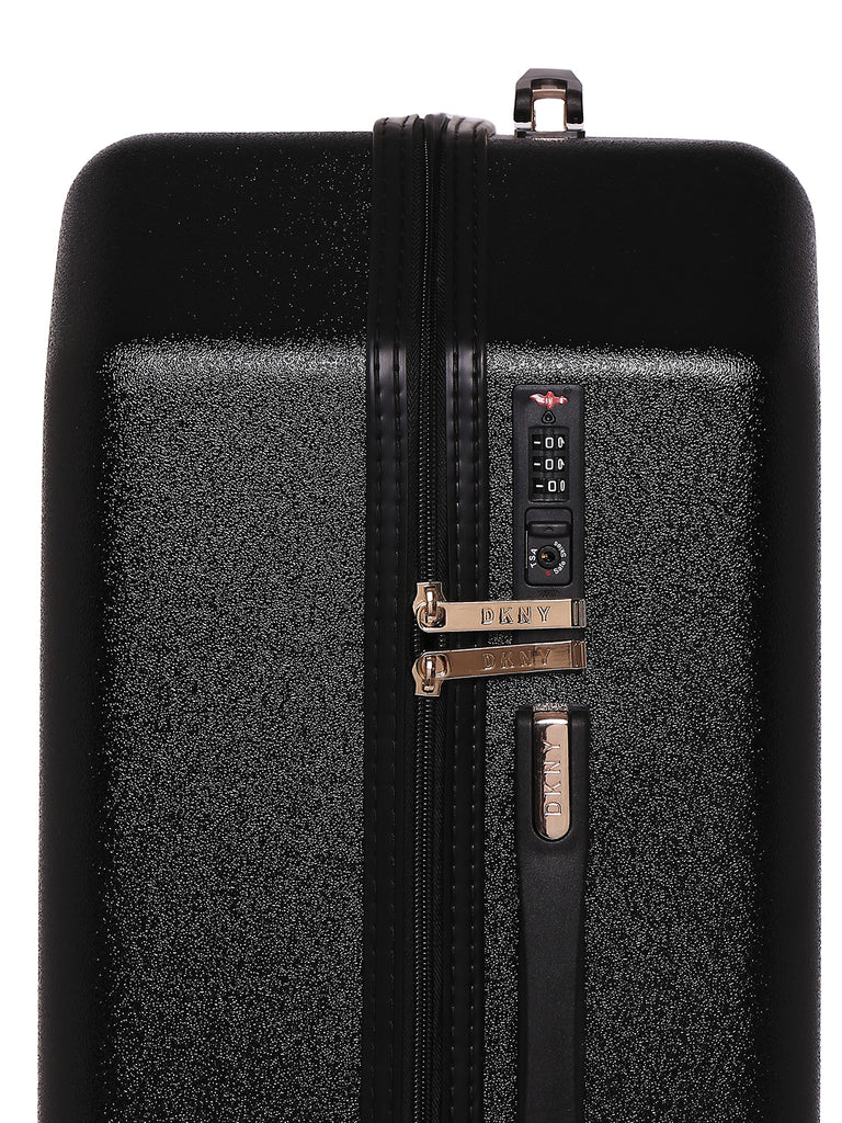 DKNY Allore Hard Large Black Luggage Trolley
