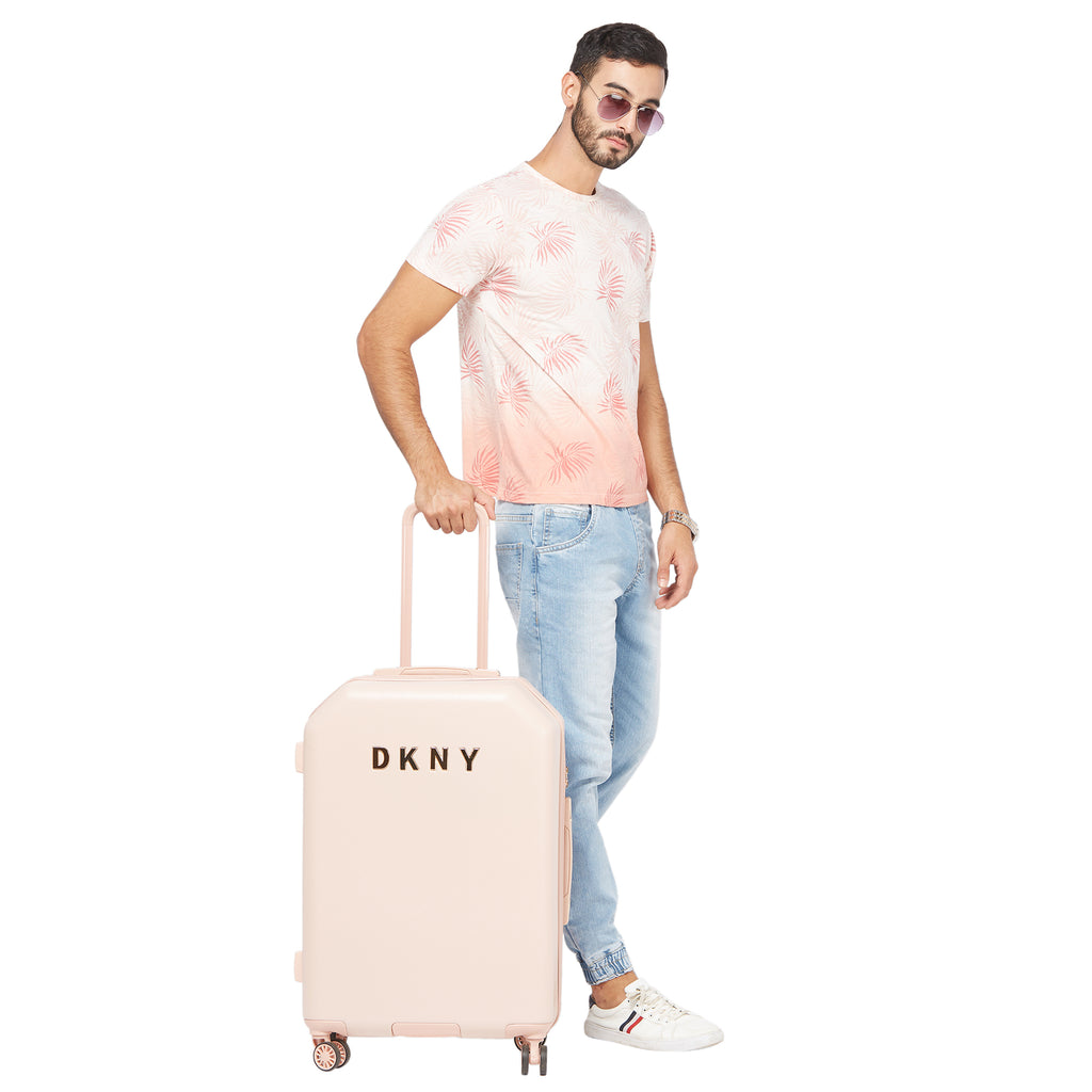 DKNY Allore Hard Large Pink Luggage Trolley