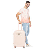 DKNY Allore Hard Large Pink Luggage Trolley