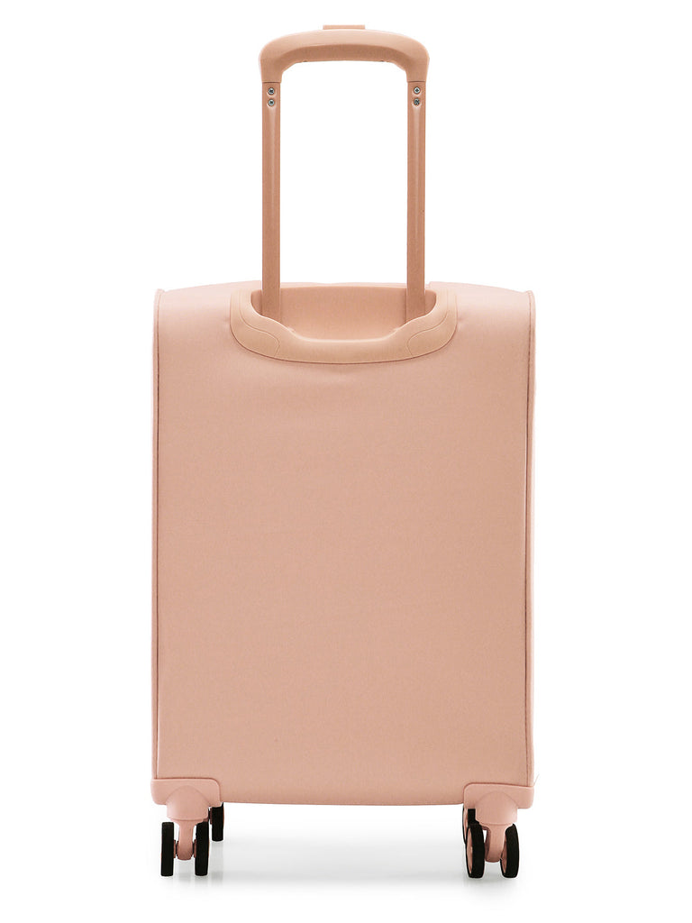 DKNY AFTER HOURS Vintage Rose Color Soft Side Polyester Twill Material Soft Trolley