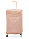 DKNY AFTER HOURS Vintage Rose Color Soft Side Polyester Twill Material Soft Trolley