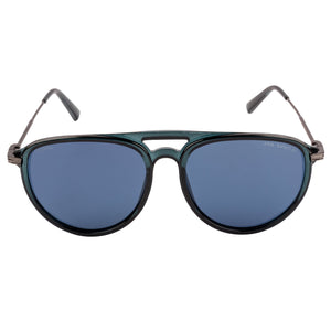 Equal Aviator Sunglasses with Blue Lens for Unisex