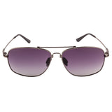 Equal Square Sunglasses with Grey Gradient Lens for Unisex