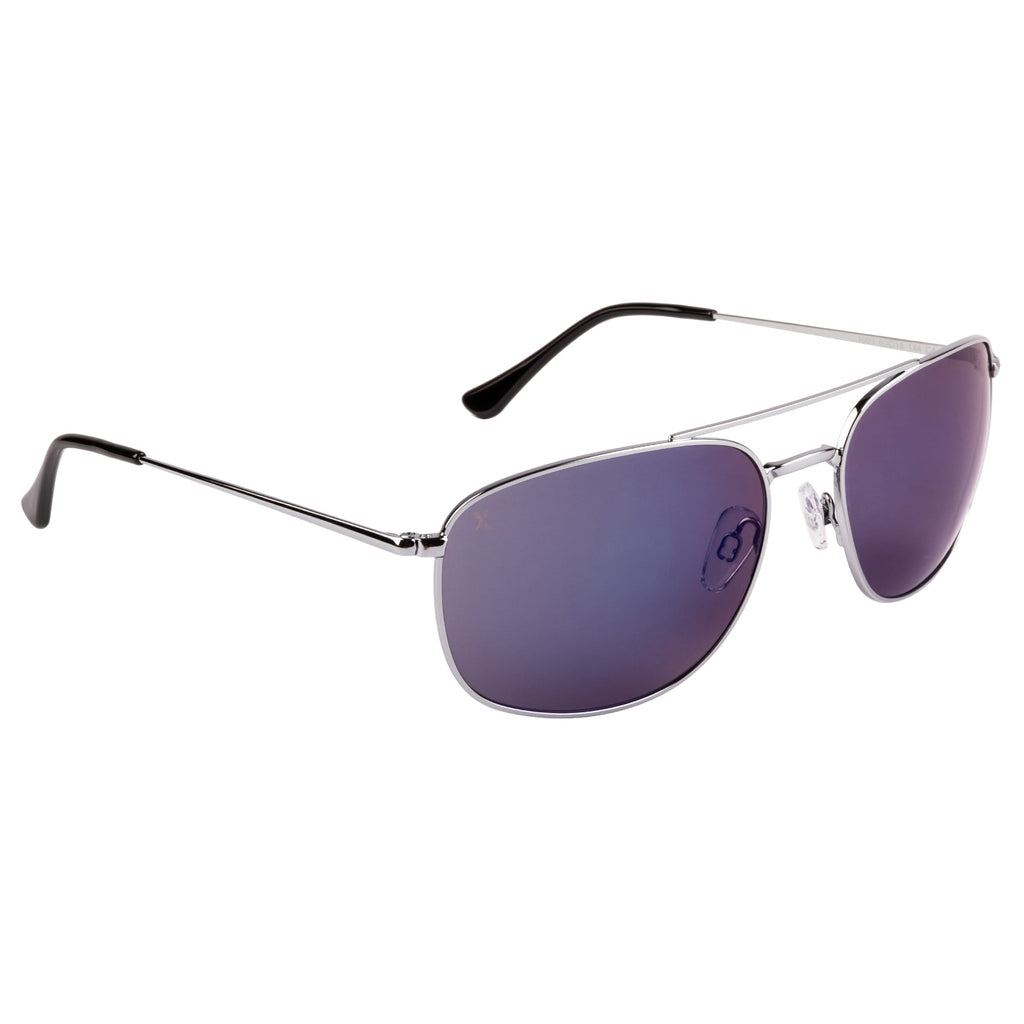 Xpres Rectangle Sunglasses with Blue Lens for Unisex