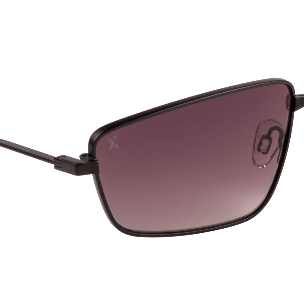 Xpres Rectangle Sunglasses with Green Gradient Lens for Women