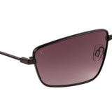 Xpres Rectangle Sunglasses with Green Gradient Lens for Women