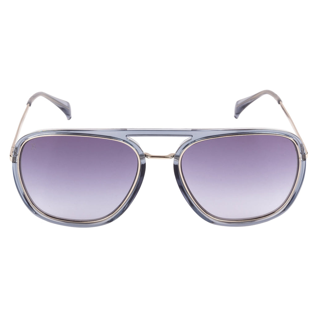 Xpres Square Sunglasses with Blue Lens for Unisex