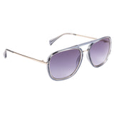 Xpres Square Sunglasses with Blue Lens for Unisex