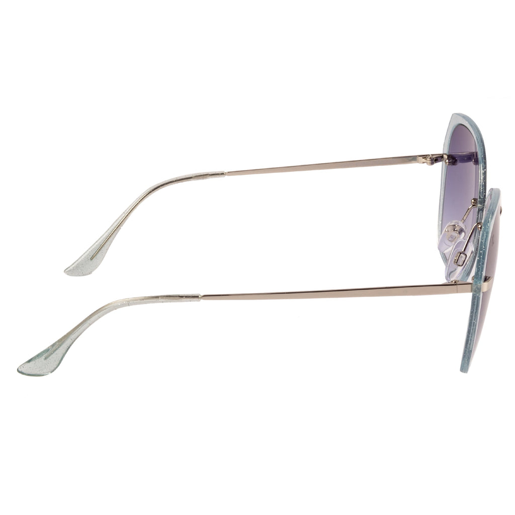 Xpres Oversized Sunglasses with Blue Lens for Women