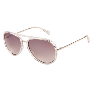 Xpres Aviator Sunglasses with Grey Gradient Lens for Unisex