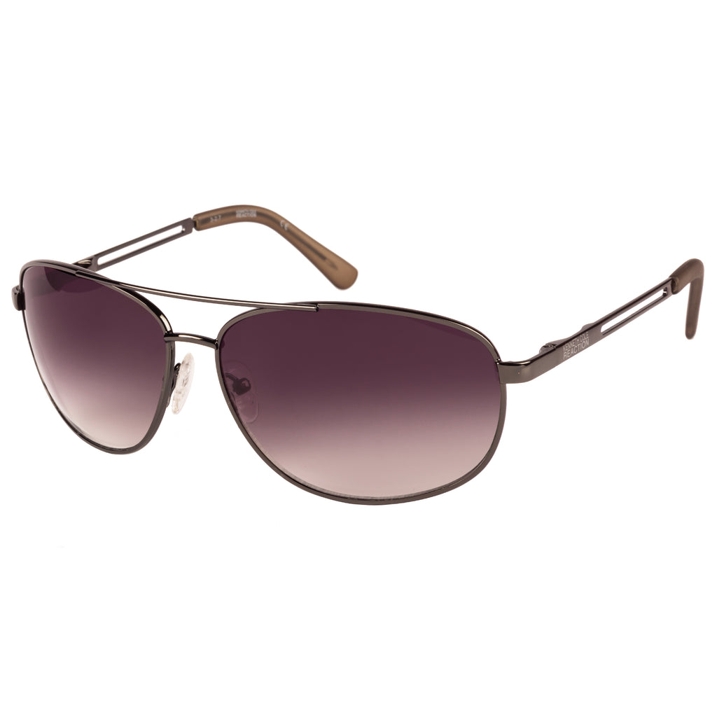 Kenneth Cole  Aviator Sunglass With Purple Lens For Unisex