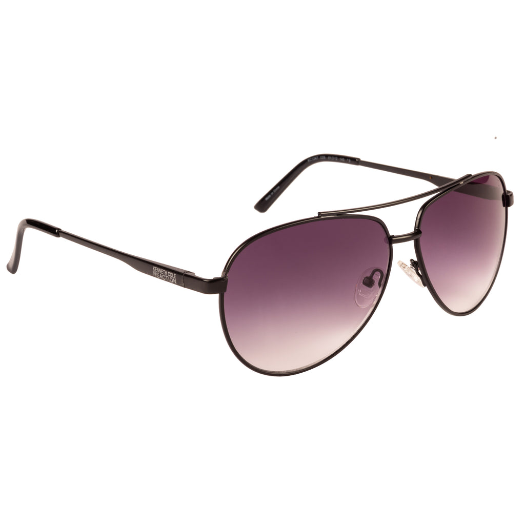 Kenneth Cole  Aviator Sunglass With Purple Lens For Unisex