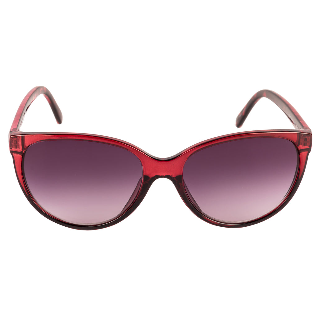 Kenneth Cole  Oval Sunglass With Purple Lens For Women