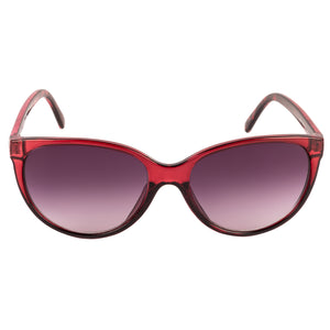 Kenneth Cole  Oval Sunglass With Purple Lens For Women