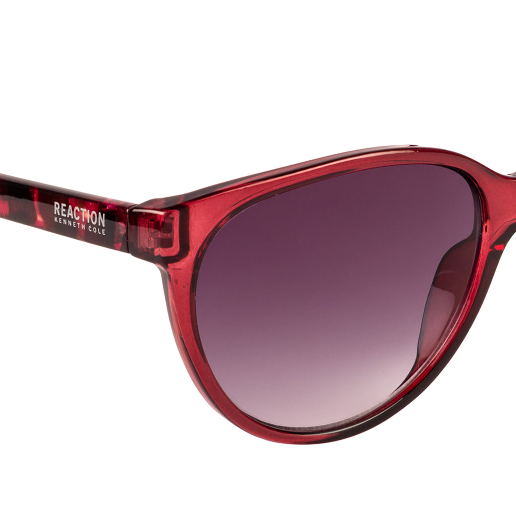 Kenneth Cole  Oval Sunglass With Purple Lens For Women