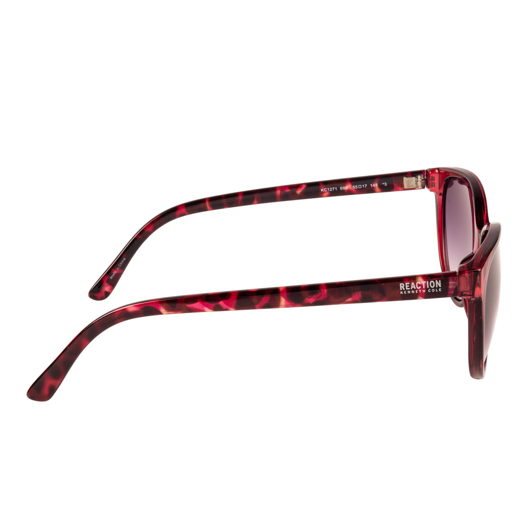 Kenneth Cole  Oval Sunglass With Purple Lens For Women