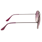 Kenneth Cole  Aviator Sunglass With Purple Lens For Women
