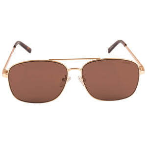 Kenneth Cole  Aviator Sunglass With Brown Lens For Men