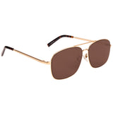 Kenneth Cole  Aviator Sunglass With Brown Lens For Men