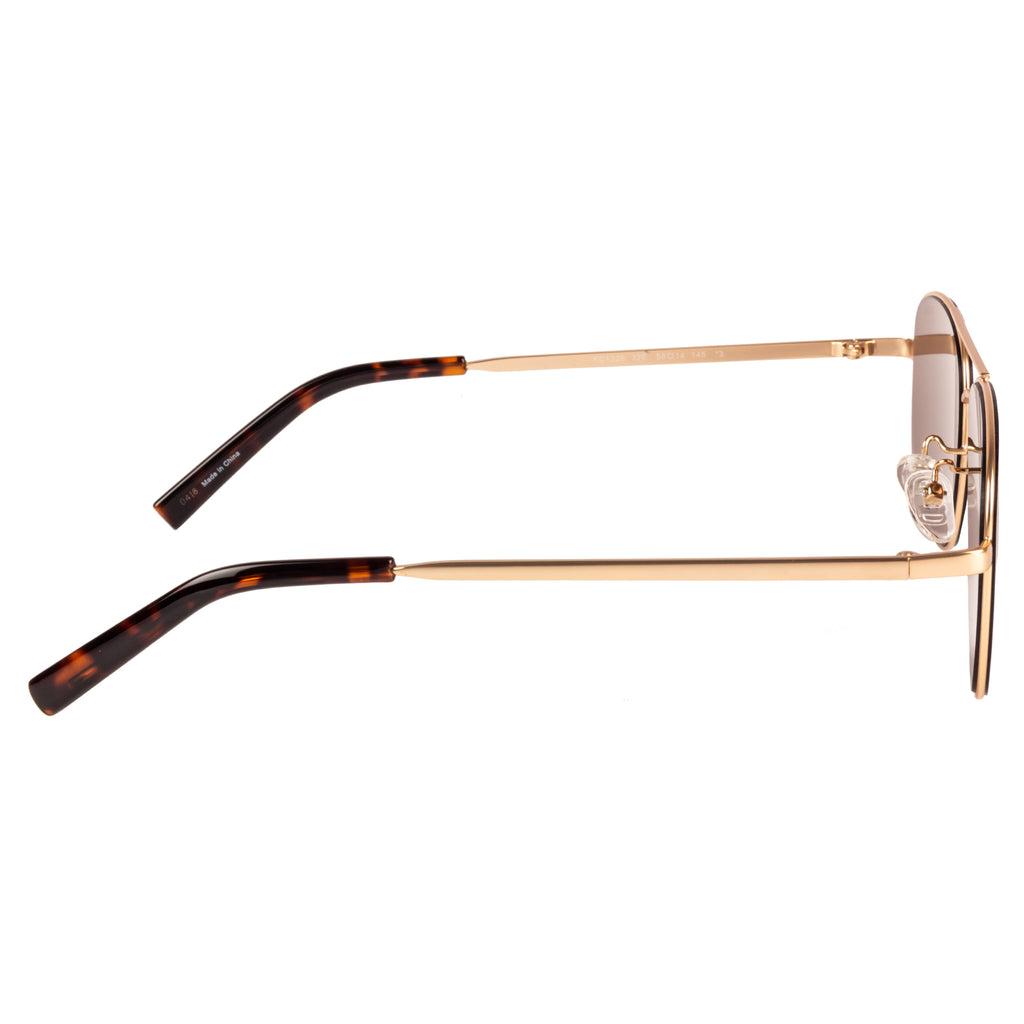 Kenneth Cole  Aviator Sunglass With Brown Lens For Men