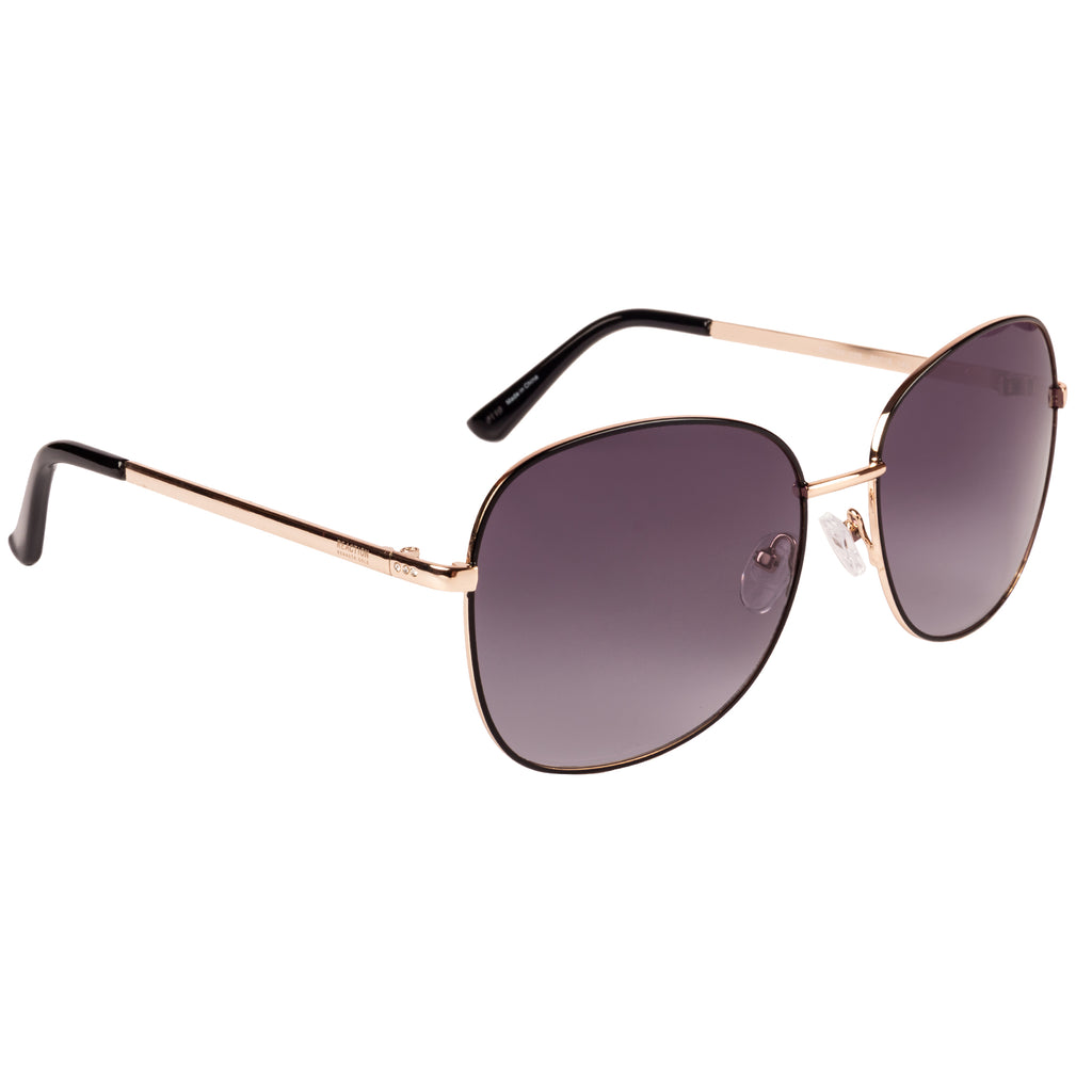 Kenneth Cole  Square Sunglass With Blue Lens For Women