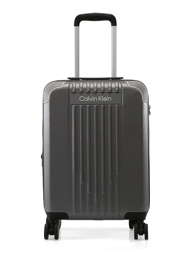 Calvinklein RELIANT Silver Color 100% Polycarbonate Material Hard 20" Cabin Trolley