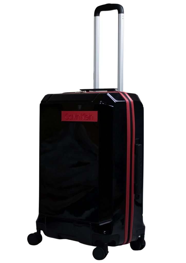 Calvin Klein ICON Range Black & Red Color Hard Luggage