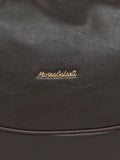 MARINA GALANTI Dark Brown Color Soft PU Material Medium Size Hobo - MB0360HO3006